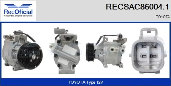 Compressor, air conditioning (RECSAC86004.1)