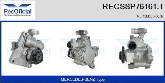 Hydraulic Pump, steering (RECSSP76161.1)
