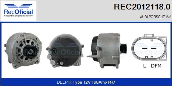 Alternator (REC2012118.0)