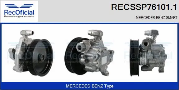 Hydraulic Pump, steering (RECSSP76101.1)