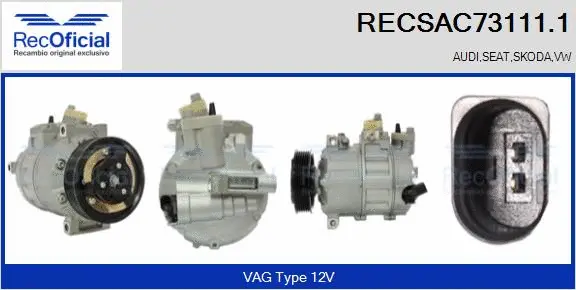 Compressor, air conditioning (RECSAC73111.1)