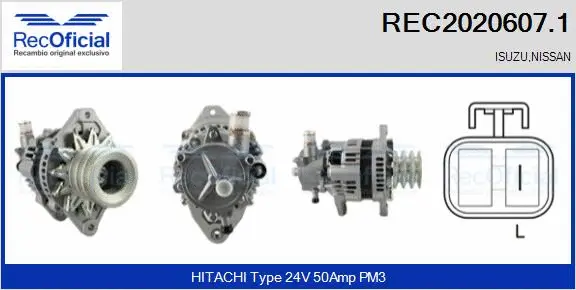 Alternator (REC2020607.1)