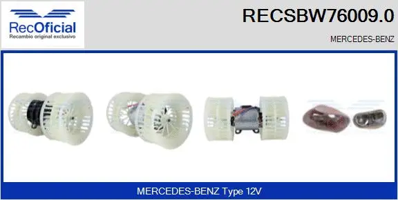 Interior Blower (RECSBW76009.0)
