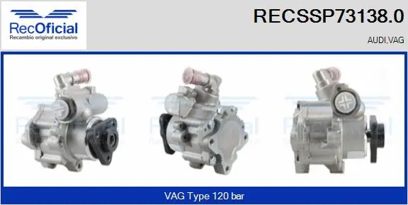 Hydraulic Pump, steering (RECSSP73138.0)