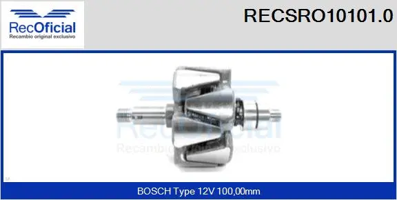 Rotor, alternator (RECSRO10101.0)