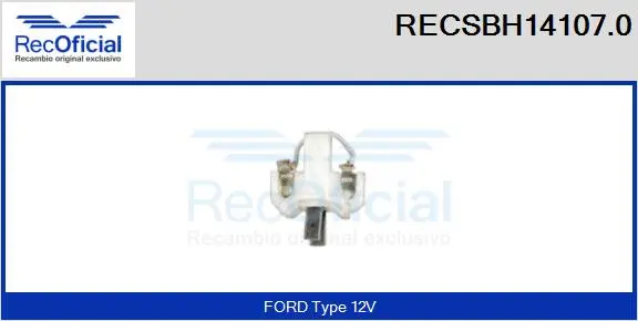 Holder, carbon brushes (RECSBH14107.0)