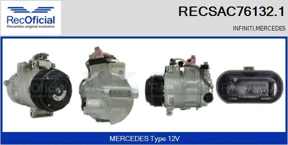 Compressor, air conditioning (RECSAC76132.1)