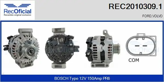 Alternator (REC2010309.1)