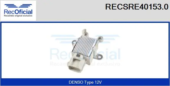 Alternator Regulator (RECSRE40153.0)