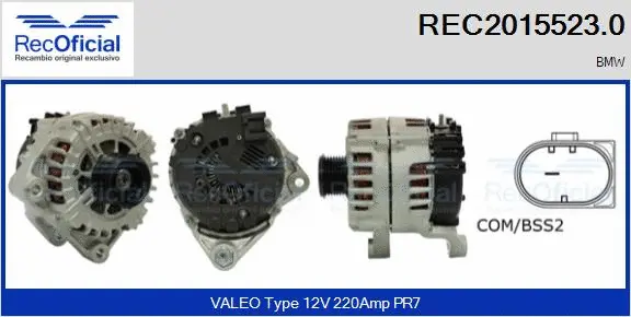 Alternator (REC2015523.0)
