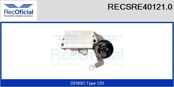 Alternator Regulator (RECSRE40121.0)