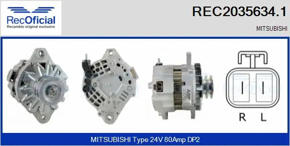 Alternator (REC2035634.1)