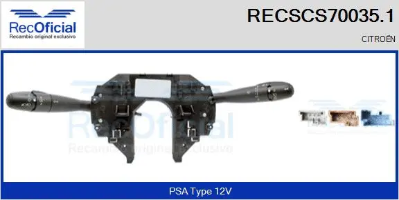 Steering Column Switch (RECSCS70035.1)