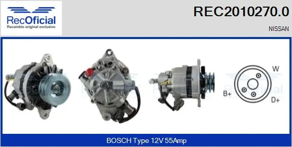 Alternator (REC2010270.0)