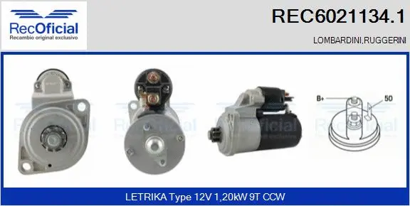 Starter (REC6021134.1)