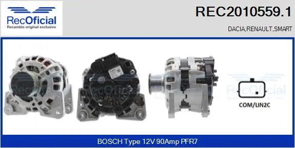 Alternator (REC2010559.1)