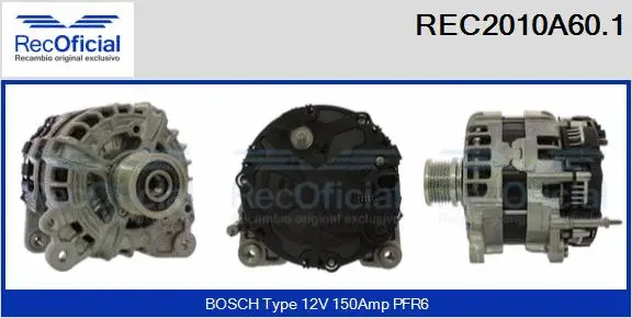 Alternator (REC2010A60.1)