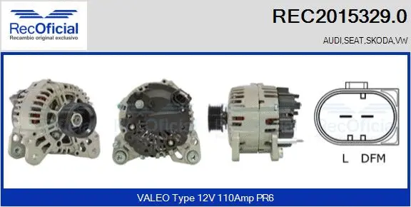Alternator (REC2015329.0)