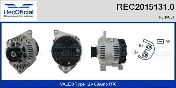 Alternator (REC2015131.0)