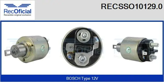 Solenoid Switch, starter (RECSSO10129.0)