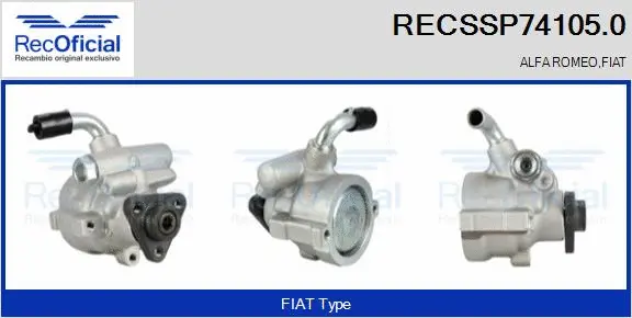 Hydraulic Pump, steering (RECSSP74105.0)