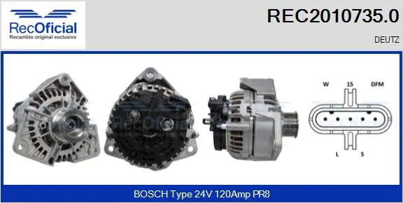Alternator (REC2010735.0)