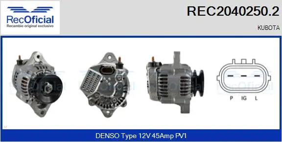 Alternator (REC2040250.2)