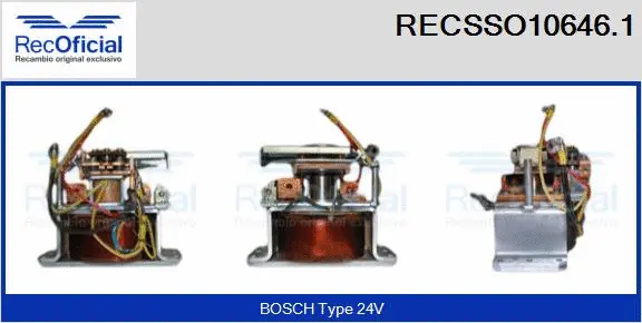 Solenoid Switch, starter (RECSSO10646.1)