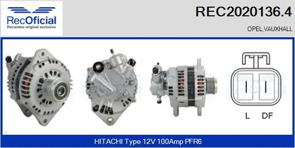 Alternator (REC2020136.4)