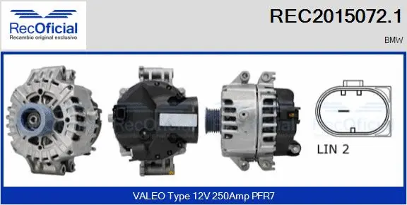 Alternator (REC2015072.1)