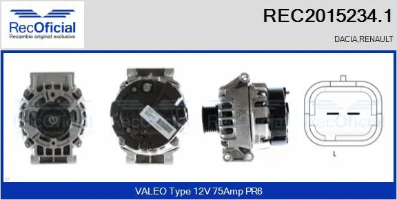 Alternator (REC2015234.1)