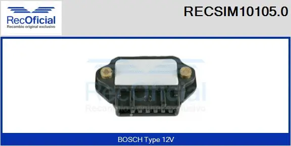 Switch Unit, ignition system (RECSIM10105.0)