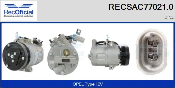 Compressor, air conditioning (RECSAC77021.0)