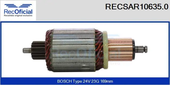 Armature, starter (RECSAR10635.0)