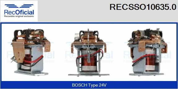 Solenoid Switch, starter (RECSSO10635.0)