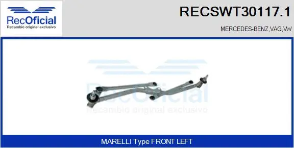 Wiper Linkage (RECSWT30117.1)