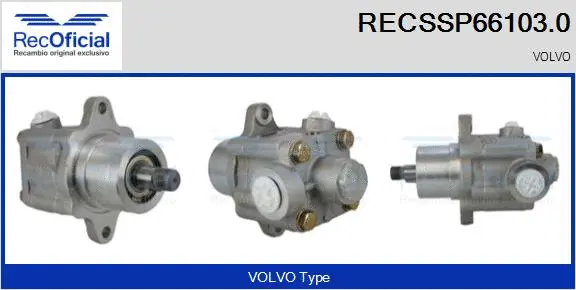 Hydraulic Pump, steering (RECSSP66103.0)