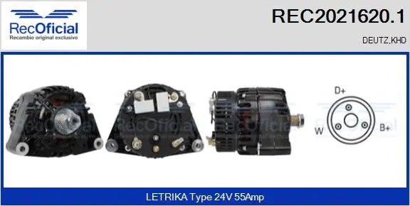 Alternator (REC2021620.1)