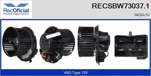 Interior Blower (RECSBW73037.1)