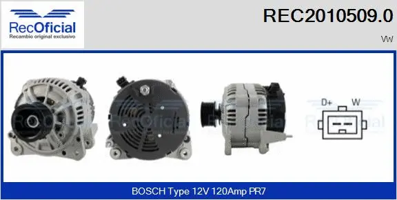 Alternator (REC2010509.0)