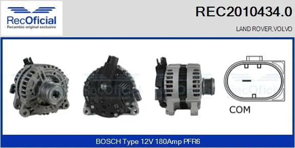 Alternator (REC2010434.0)