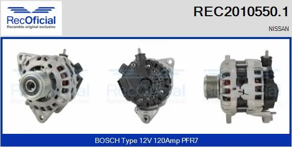 Alternator (REC2010550.1)
