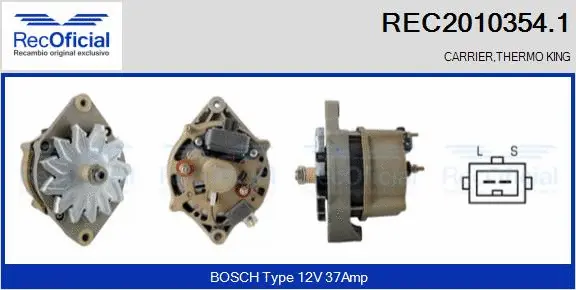 Alternator (REC2010354.1)