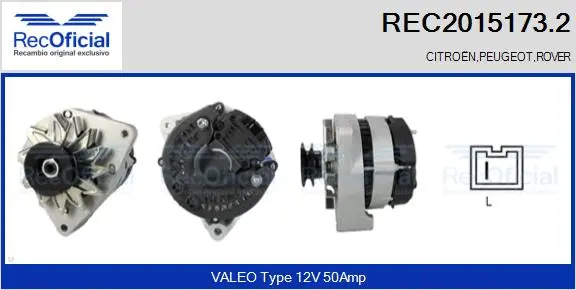 Alternator (REC2015173.2)