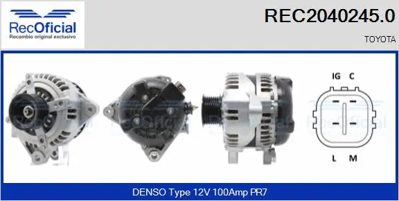 Alternator (REC2040245.0)