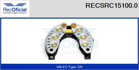 Rectifier, alternator (RECSRC15100.0)