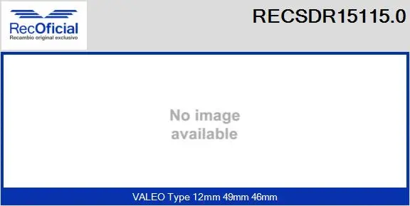 Pinion, starter (RECSDR15115.0)