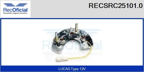 Rectifier, alternator (RECSRC25101.0)