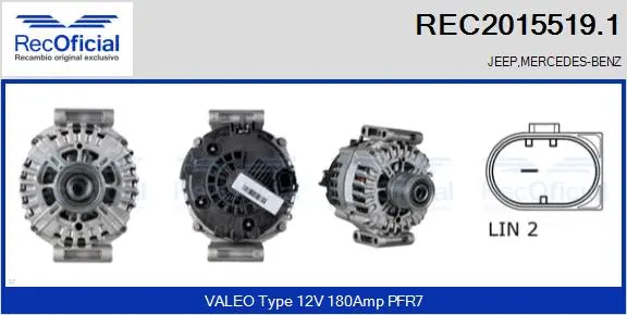 Alternator (REC2015519.1)