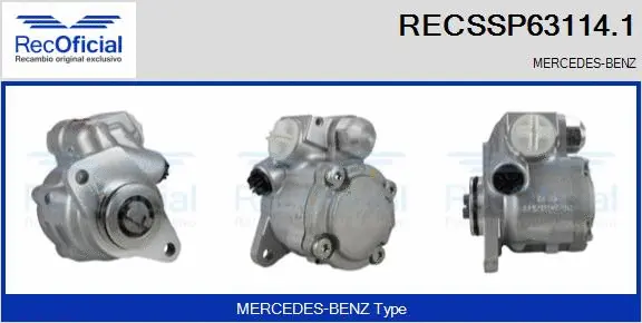 Hydraulic Pump, steering (RECSSP63114.1)